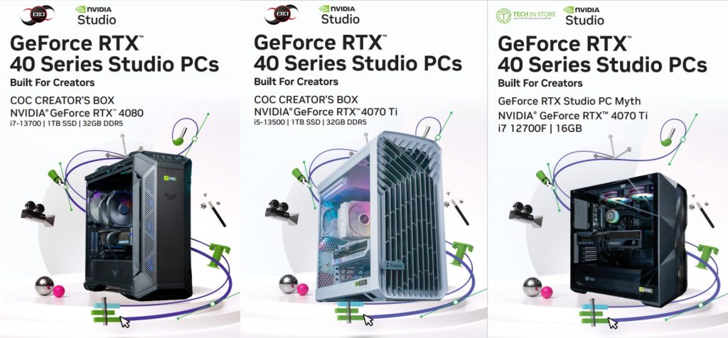 Nvidia GeForce RTX 40 series Studio PC 04 all