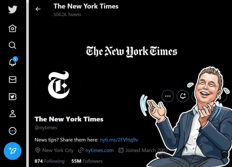 Ogah Bayar Biaya Bulanan, Centang Verifikasi Akun Twitter ‘The New York Times’ Dicabut Oleh Twitter