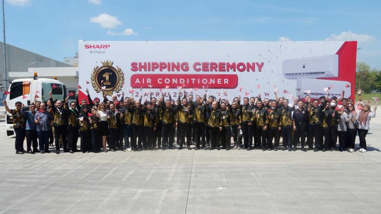 Lakukan Pengiriman Perdana AC, Pabrik AC Sharp Indonesia Siap Jadi Basis Ekspor Asia