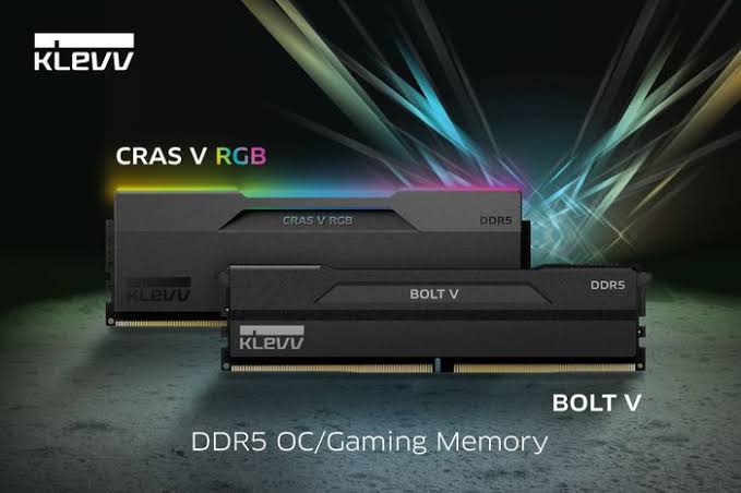 KLEVV Luncurkan Dua Memori Gaming DDR5 CRAS V RGB dan BOLT V