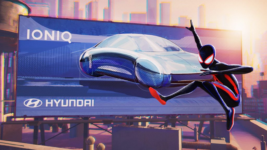 6.Kolaborasi Hyundai dengan Sony Picture dalam menghadirkan kendaraan IONIQ 5 dan IONIQ 6 melalui film Spider Man Across the Spider Verse