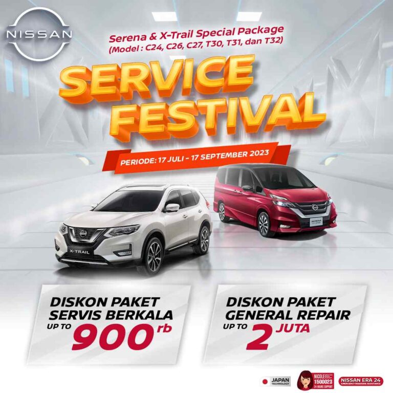 Nissan Service Festival 2023 Kembali Digelar, Sasar Pengguna Serena dan X-Trail