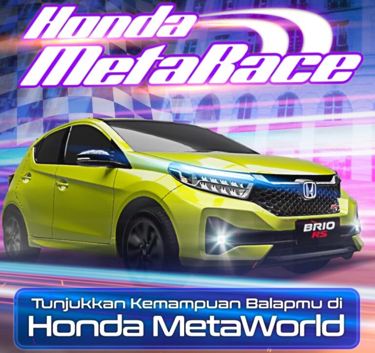 Pertama di Indonesia! Balap Virtual Meta Race Resmi Digelar Honda dan Telkom Mulai 1 September 2023 di Metaverse