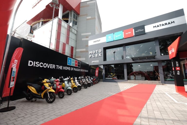 Piaggio Indonesia Buka Dealer Motoplex 4 Brands Pertama di Mataram
