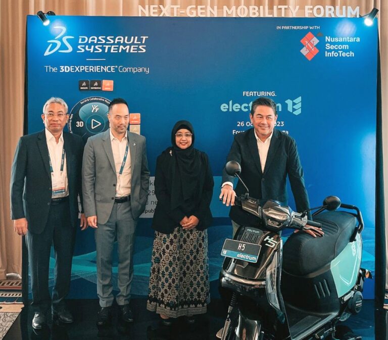 Platform 3DEXPERIENCE dari Dassault Systemes Bantu Produsen Electrum Percepat Produksi Motor Listrik di Indonesia