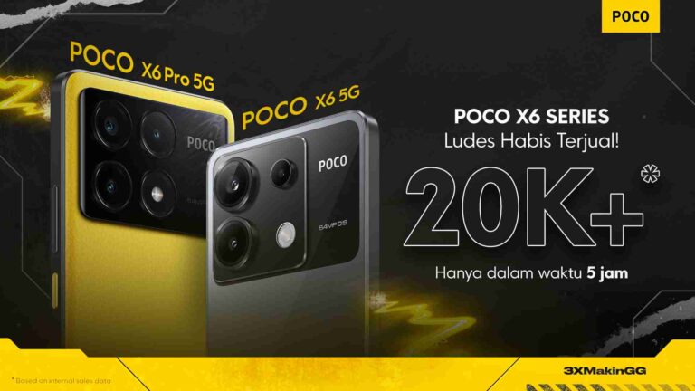 Gokil Banget, POCO X6 Series Terjual Lebih dari 20,000 Unit dalam 5 Jam!