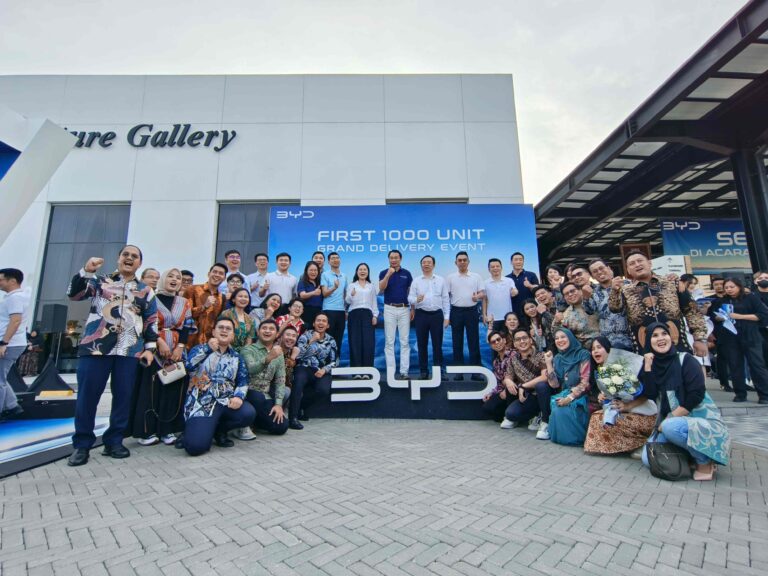 PT BYD Motor Indonesia Gelar Handover 1.000 Unit Pertama, Tandai Era Baru Elektrifikasi di Indonesia