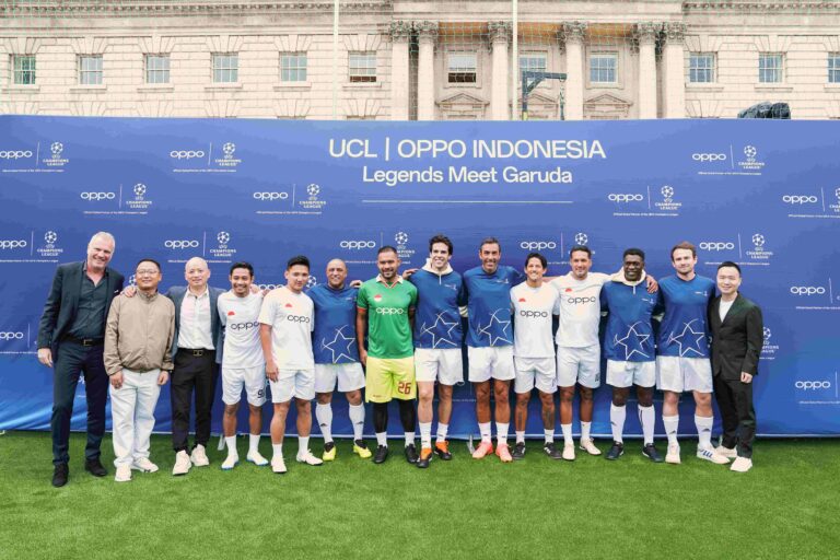 Duel Bersejarah, OPPO Apresiasi Perlawanan Indonesia All-Star Versus UCL Legends