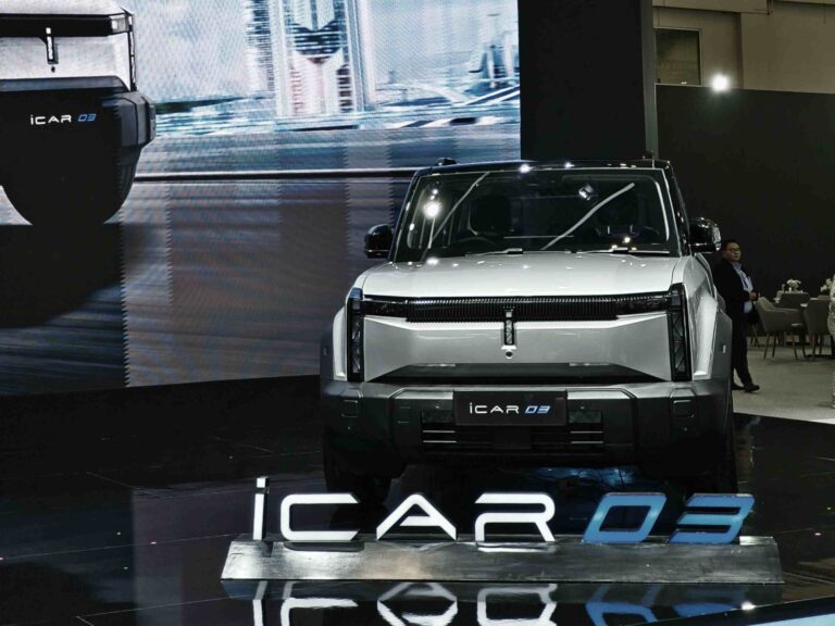 SUV Off-road Elektrik, Chery iCAR 03 Pamer Tampang Maskulin di GIIAS 2024