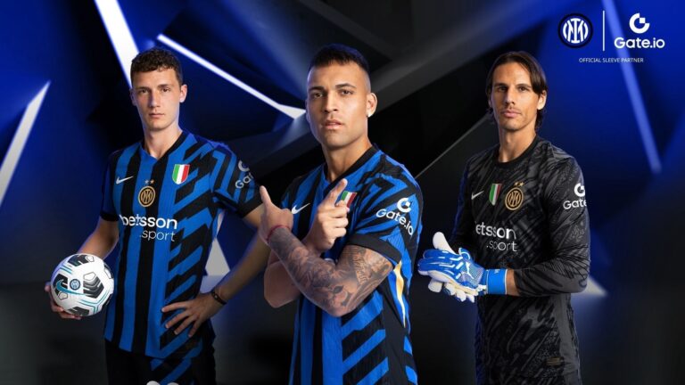 Bursa Kripto Gate.io Jadi Official Sleeve Partner Klub Bola Inter Milan untuk Musim Kompetisi Serie A 2024/2025