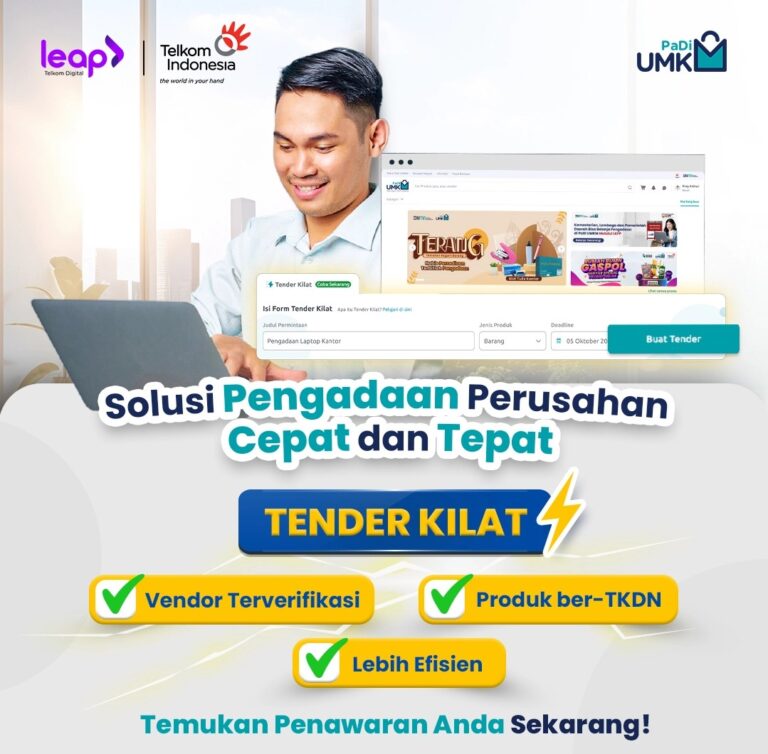 PaDi UMKM Hadirkan Fitur Tender Kilat untuk Pengadaan Barang dan Jasa di Lingkungan BUMN yang Cepat dan Transparan