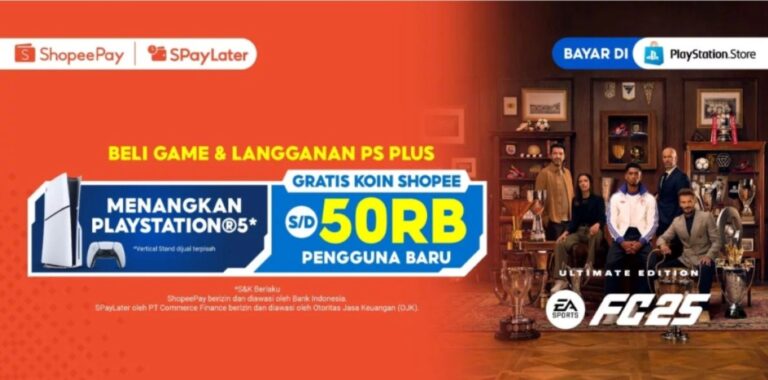 ShopeePay Hadir di PlayStation Store, Beli Game Makin Mudah Termasuk FC 25