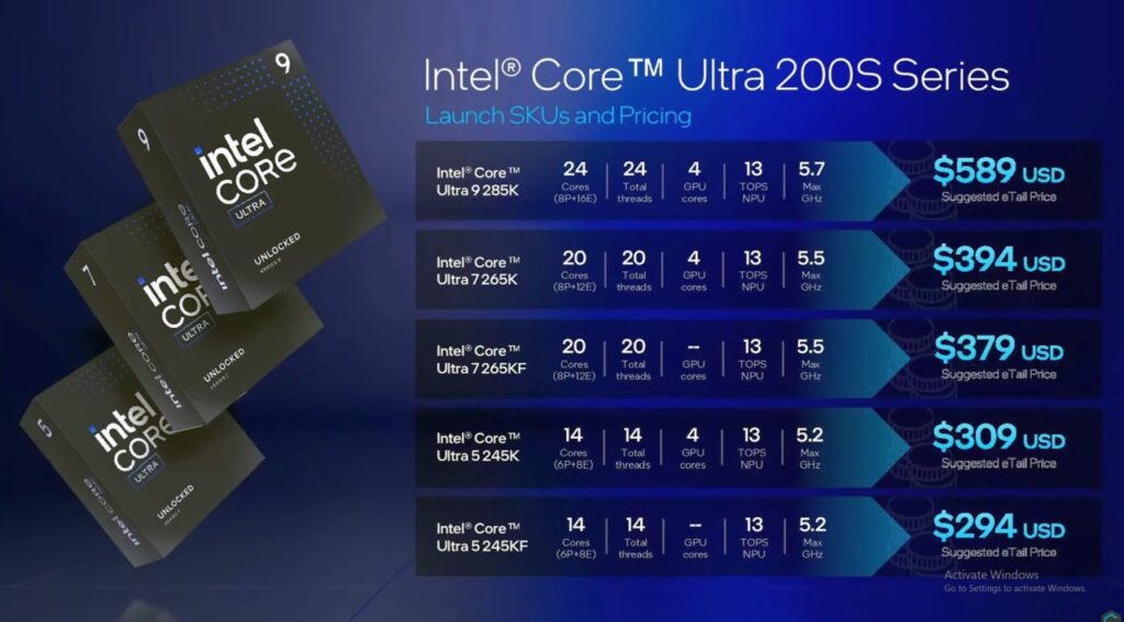 Intel Core Ultra 2 series Arrow Lake S 02