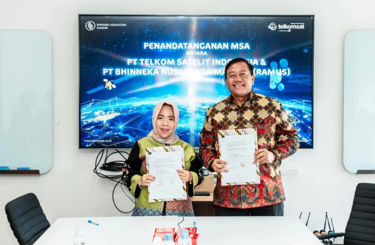 TelkomGroup dan BNM Lakukan Kerja Sama Manfaatkan Satelit Merah Putih 2 untuk Perkuat Kedaulatan Maritim Digital Indonesia