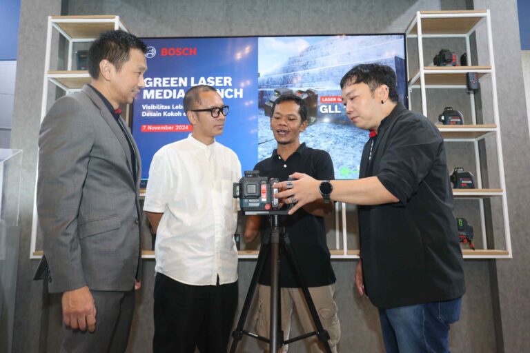 Bosch Indonesia Luncurkan Laser Garis Baterai 18V Bosch GLL 18V-120-33 CG, Inovasi dalam Pekerjaan Konstruksi yang Lebih Akurat dan Efisien