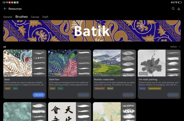 Padukan Warisan Seni dan Teknologi, Fitur Pola Batik Hadir di Aplikasi GoPaint untuk Lini Tablet Huawei