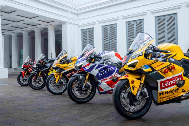 Resmi Hadir di Indonesia, Lima Ducati Panigale Replika Balap 2023 Mejeng di Museum Nasional