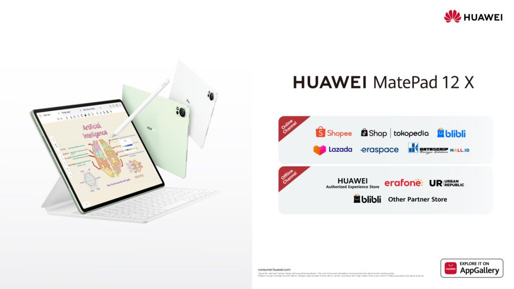 HUAWEI MatePad 12 X Sales Channel