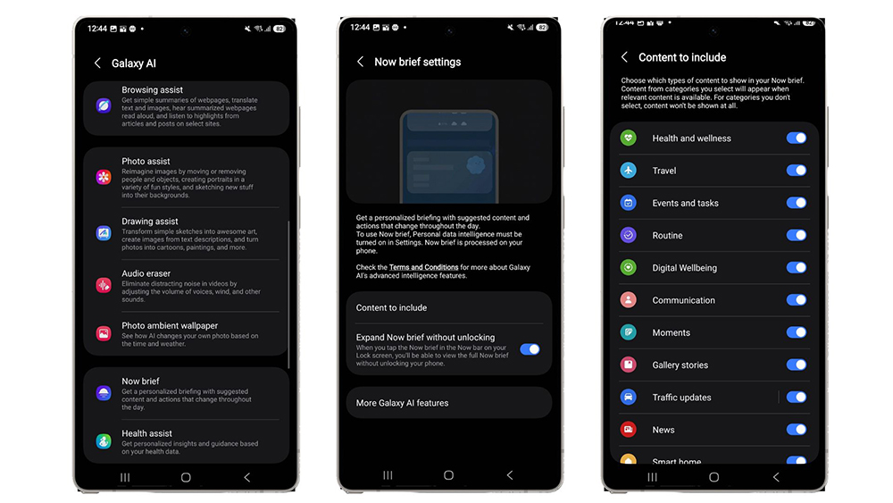 Galaxy S25 Series Bisa Jadi "Travel Buddy" Andal, Berbekal Kecerdasan Galaxy AI yang Bikin Liburan Makin Praktis 2 3. Step by step untuk mengatur aplikasi apa saja yang akan dimunculkan ke dalam Now Brief 1000x563 1