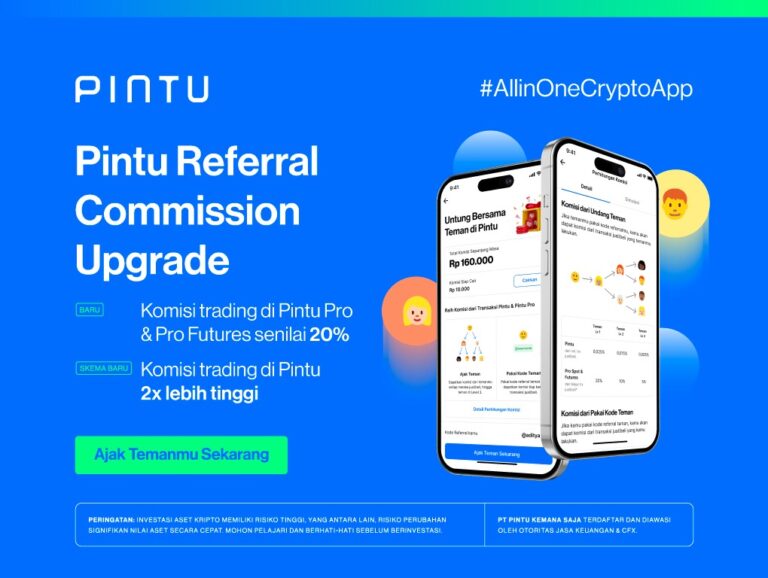 PINTU Hadirkan Pintu Referral Program, Inovasi Teknologi Crypto yang Beri Penghasilan Ganda untuk Pengguna Setianya