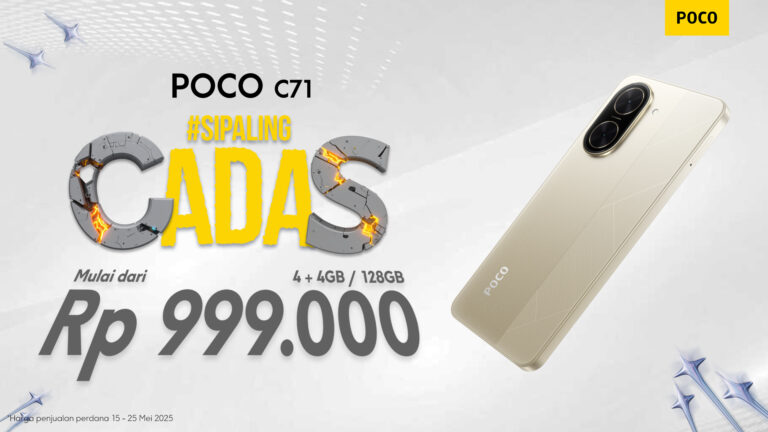 POCO C71 Resmi Meluncur di Tanah Air, Harga Ekstrem Performa Cadas!