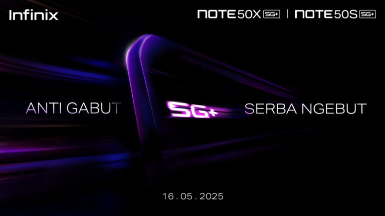 Infinix NOTE 50X 5G+ dan NOTE 50S 5G+, AI Gaming Phone Tangguh dan Stylish Rilis 16 Mei 2025